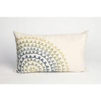 Liora Manne Visions Ii Ombre Threads Indoor/Outdoor Pillow - Ivory, 12" By 20"