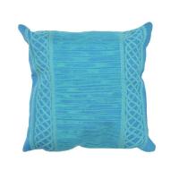Liora Manne Visions Ii Celtic Stripe Indoor/Outdoor Pillow - Green, 20" Square