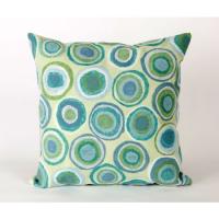 Liora Manne Visions Ii Puddle Dot Indoor/Outdoor Pillow - Green, 20" Square