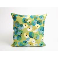 Liora Manne Visions Ii Pansy Indoor/Outdoor Pillow - Green, 20" Square