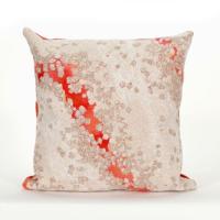Liora Manne Visions Iii Elements Indoor/Outdoor Pillow - Orange, 20" Square