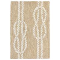 Liora Manne Capri Ropes Indoor/Outdoor Rug - Natural, 20" By 30"