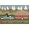 Liora Manne Frontporch Camping Dog Indoor/Outdoor Rug - Green, 20" By 30"
