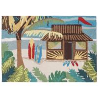 Liora Manne Frontporch Tiki Hut Indoor/Outdoor Rug - Multi, 20" By 30"