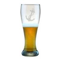 Anchor Etched Grand Pilsner Glass Set