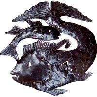Fish With Tail Up Sculpture