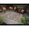Liora Manne Ravella Zebra Indoor/Outdoor Rug - Black, 24" By 36"