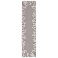 Liora Manne Capri Coral Bdr Indoor/Outdoor Rug - Silver, 24" By 8'