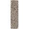 Liora Manne Ravella Zebra Indoor/Outdoor Rug - Black, 24" By 8'