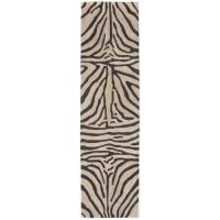 Liora Manne Ravella Zebra Indoor/Outdoor Rug - Black, 24" By 8'