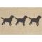 Liora Manne Frontporch Doggies Indoor/Outdoor Rug - Natural, 30" By 48"