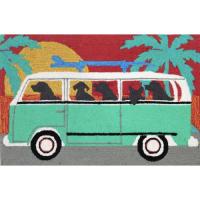 Liora Manne Frontporch Beach Trip Indoor/Outdoor Rug - Blue, 30" By 48"