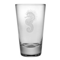 Seahorse Etched Hi-Ball Glass Set