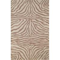 Liora Manne Ravella Zebra Indoor/Outdoor Rug - Brown, 42" By 66"