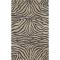 Liora Manne Ravella Zebra Indoor/Outdoor Rug - Black, 42" By 66"