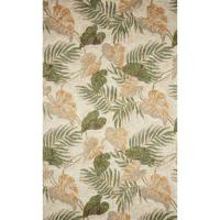 Liora Manne Ravella Tropical Leaf Indoor/Outdoor Rug - Natural, 42" By 66"