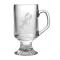 Lobster Etched Footed Mug Glass Set