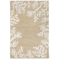 Liora Manne Capri Coral Bdr Indoor/Outdoor Rug - Natural, 5' By 7'6"