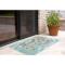 Liora Manne Frontporch Mermaid Crossing Indoor/Outdoor Rug - Blue, 5' By 7'6"