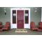 Liora Manne Frontporch Doggies Indoor/Outdoor Rug - Natural, 5' By 7'6"
