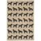 Liora Manne Frontporch Doggies Indoor/Outdoor Rug - Natural, 5' By 7'6"