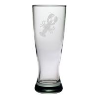 Lobster Etched Grand Pilsner Glass Set