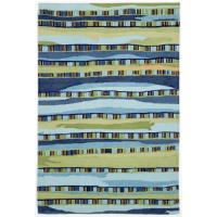 Liora Manne Ravella Fiesta Indoor/Outdoor Rug - Blue, 5' By 7'6"