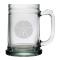 Sand Dollar Etched Tankard Beer Mug Set