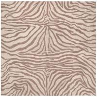 Liora Manne Ravella Zebra Indoor/Outdoor Rug - Brown, 8' By 8'