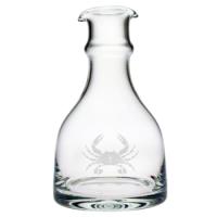 Crab Etched Carafe