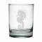 Seahorse Etched Dor Glass Set
