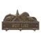 Personalized Sea Shell Hook Plaque, Bronze / Gold