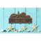 Personalized Sea Shell Hook Plaque, Bronze / Gold