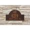 Personalized Adirondack Arch Plaque, Antique Copper