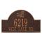 Personalized Adirondack Arch Plaque, Antique Copper