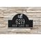 Personalized Adirondack Arch Plaque, Black / Silver