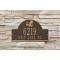 Personalized Adirondack Arch Plaque, Bronze / Gold
