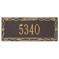 Personalized Sailor'S Knot Plaque, Bronze / Gold