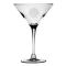 Scallop Shell Etched Martini Glass Set