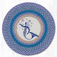 Blue Mermaid Round  Rug