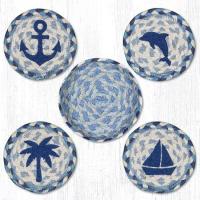 Coastal Jute Coaster Set