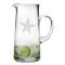 Starfish Etched Tankard Pitcher