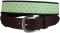 Starfish (Key Lime) Leather Tab Belt