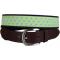 Starfish (Key Lime) Leather Tab Belt