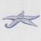 Sea Life Collection III Embroidery Linen Guest Towel