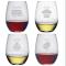 Pet Names Stemless Wine Glass Set