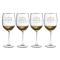 Captain'S Collection Etched Stemmed Wine Glass Set