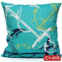 Anchor Pillow - Ocean