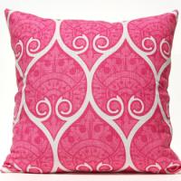 Spade Ogee Pillow - Pink