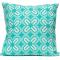 C'S & X'S Pillow - Aqua